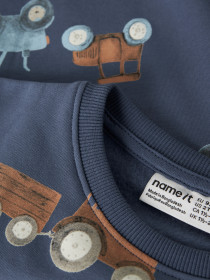 NAME IT Sweatshirt Fotractor Vintage Indigo